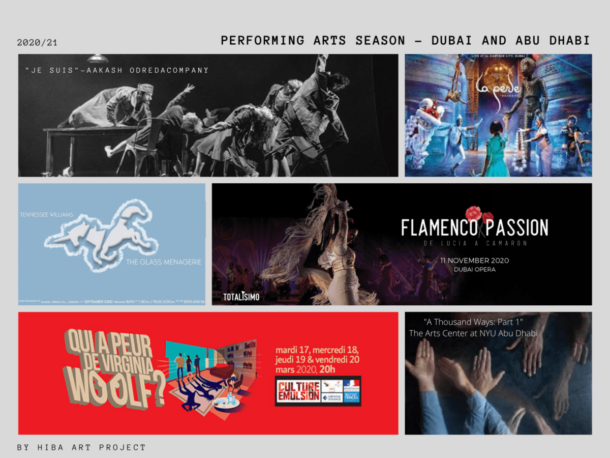 Dance and Theatre Season 2020-2021 in Dubai and Abu Dhabi,&nbsp;U.A.E.